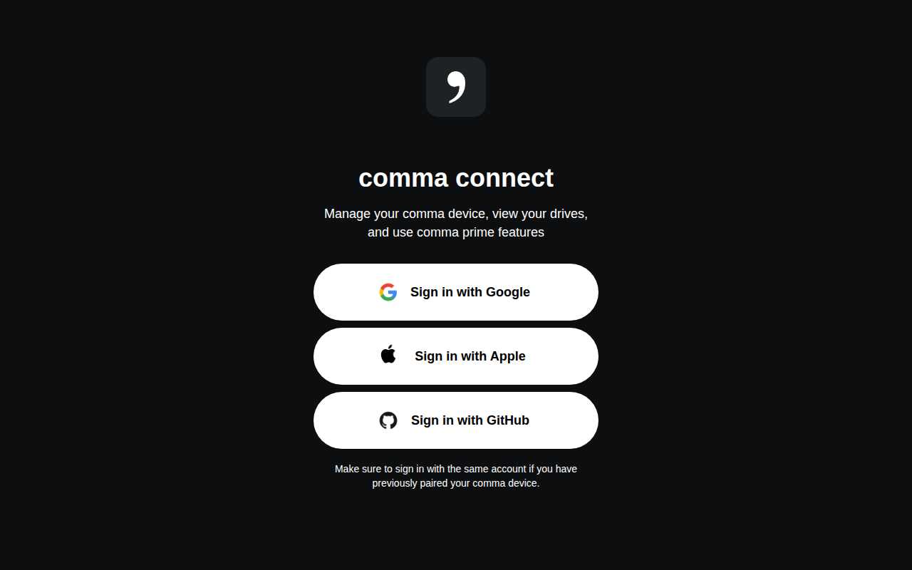 Sign in desktop current